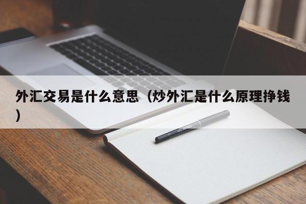 外汇交易是什么意思（炒外汇是什么原理挣钱）