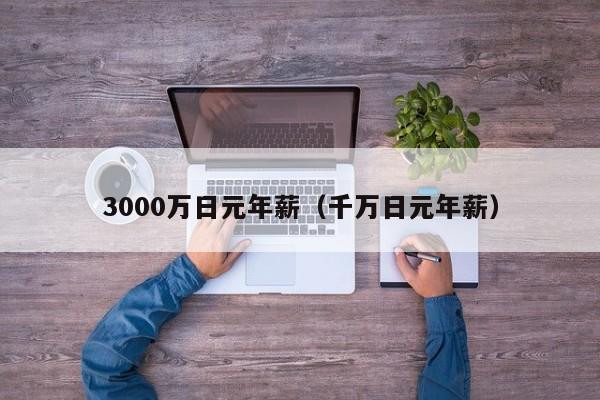 3000万日元年薪（千万日元年薪）