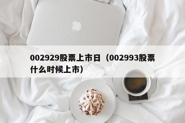 002929股票上市日（002993股票什么时候上市）