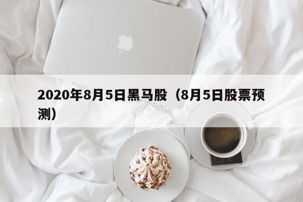 2020年8月5日黑马股（8月5日股票预测）