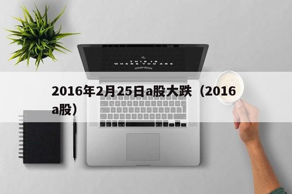 2016年2月25日a股大跌（2016 a股）