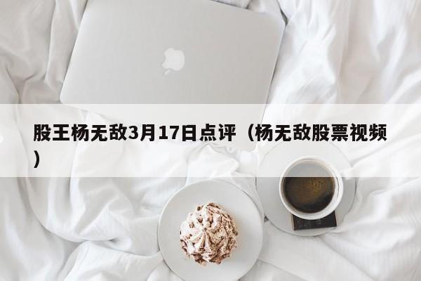 股王杨无敌3月17日点评（杨无敌股票视频）